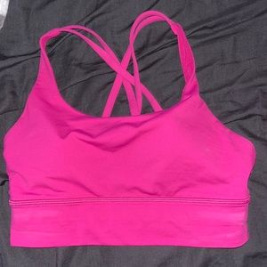 Lululemon Longline Sonic Pink Energy Bra